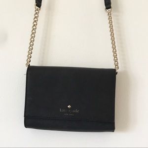 Kate Spade Black and Gold Mini Purse